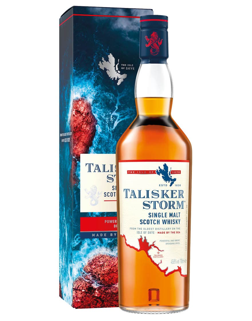 Single Malt Scotch Whisky Storm Talisker 0,7 ℓ, En Étui