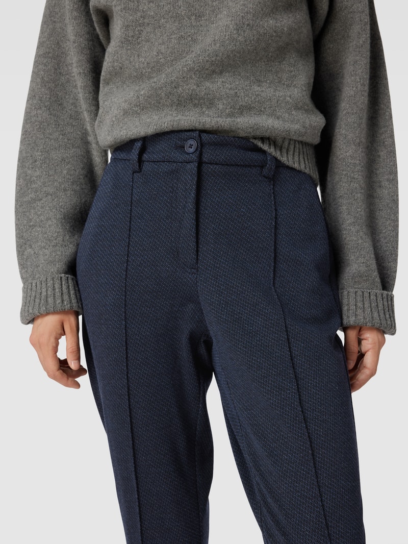 Hose mit Beinumschlag in marineblau