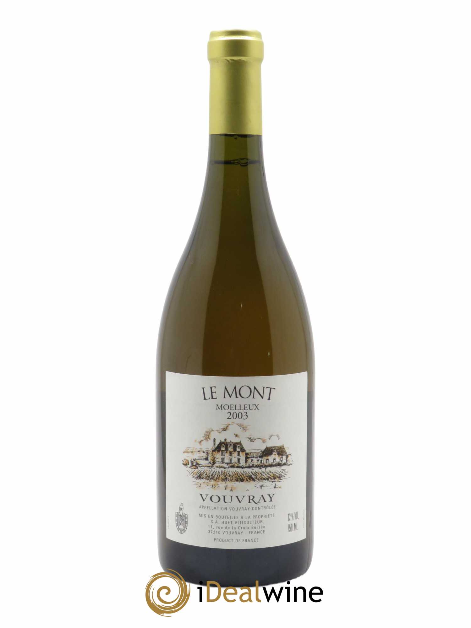 Vouvray Le Mont Moelleux Domaine Huet  2003 - Lot de 1 Bouteille