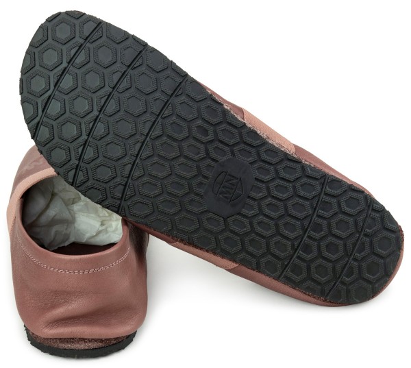 Martin Natur ~ Bio Leder Slipper Apache ~ Rose