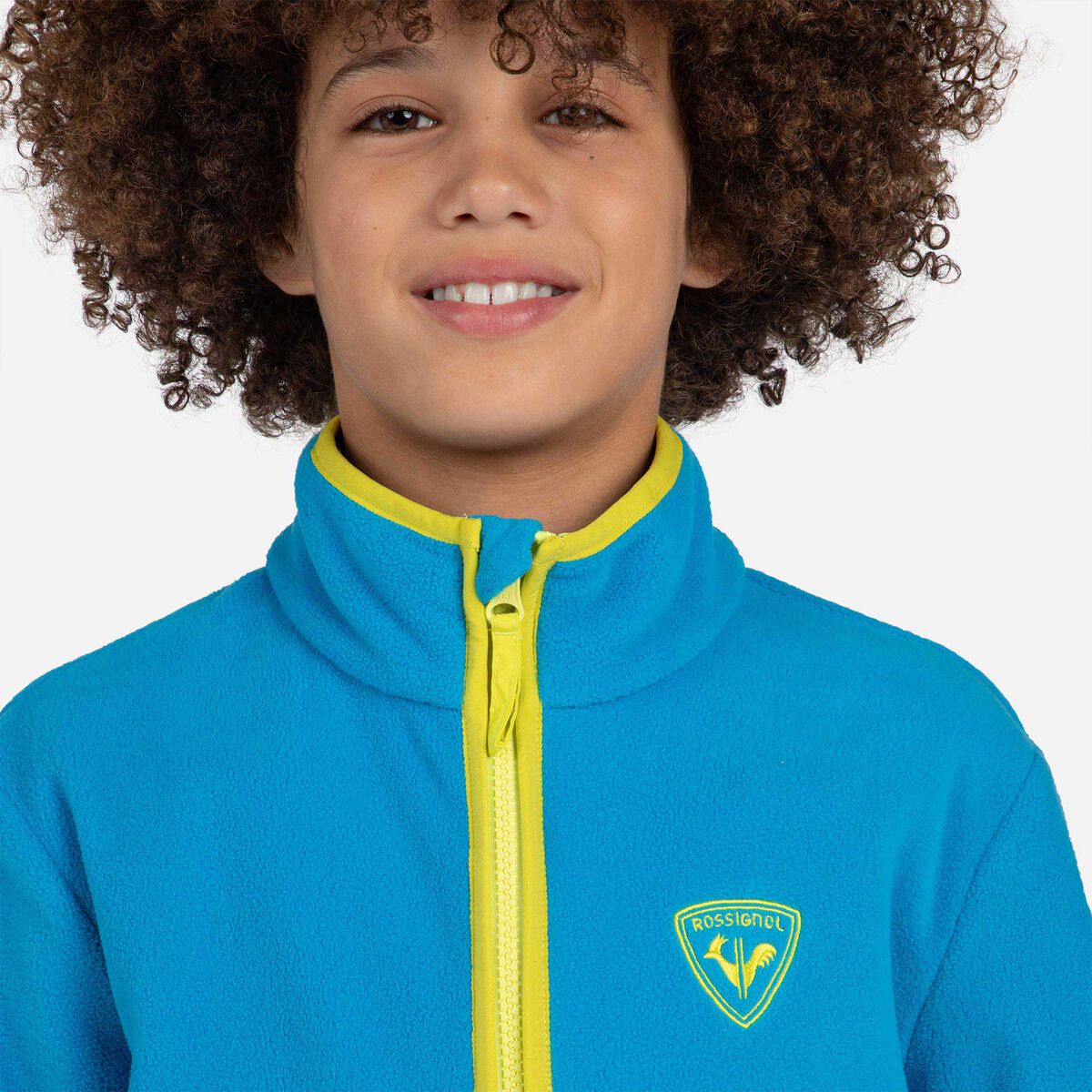 Junior-Fleecejacke mit durchgehendem Reißverschluss Strawpile