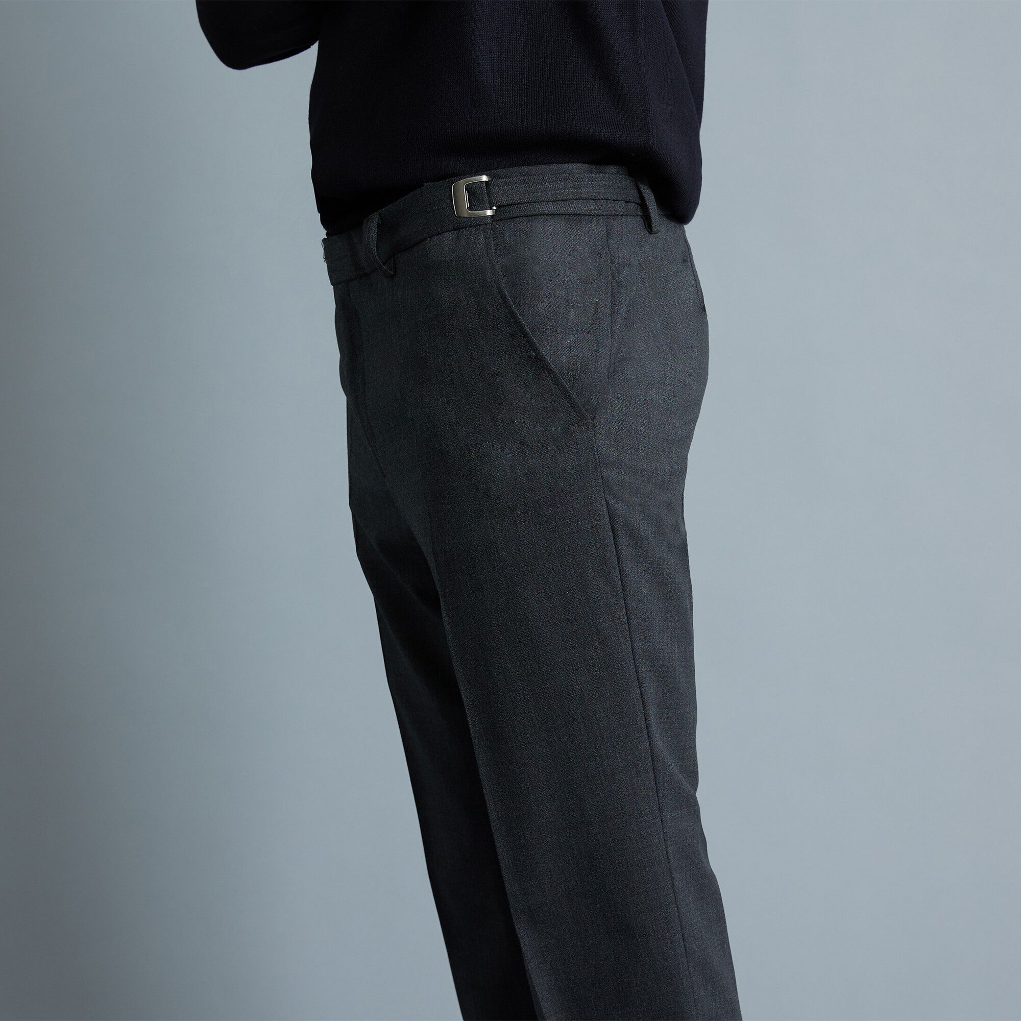 Pantalon taille réglable sans pince