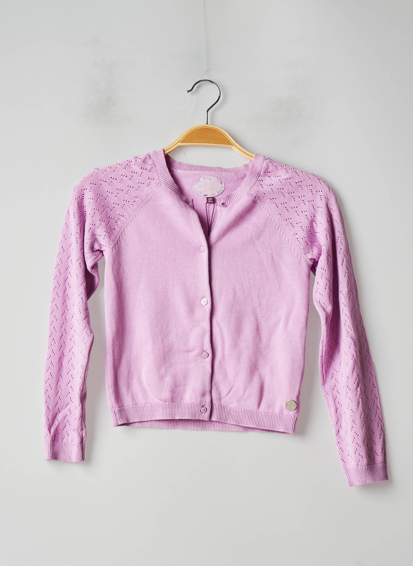 Sergent Major Cardigans Fille couleur rose