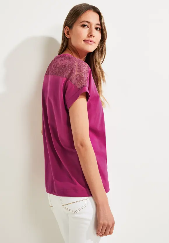 CECIL Spitzendetail Shirt