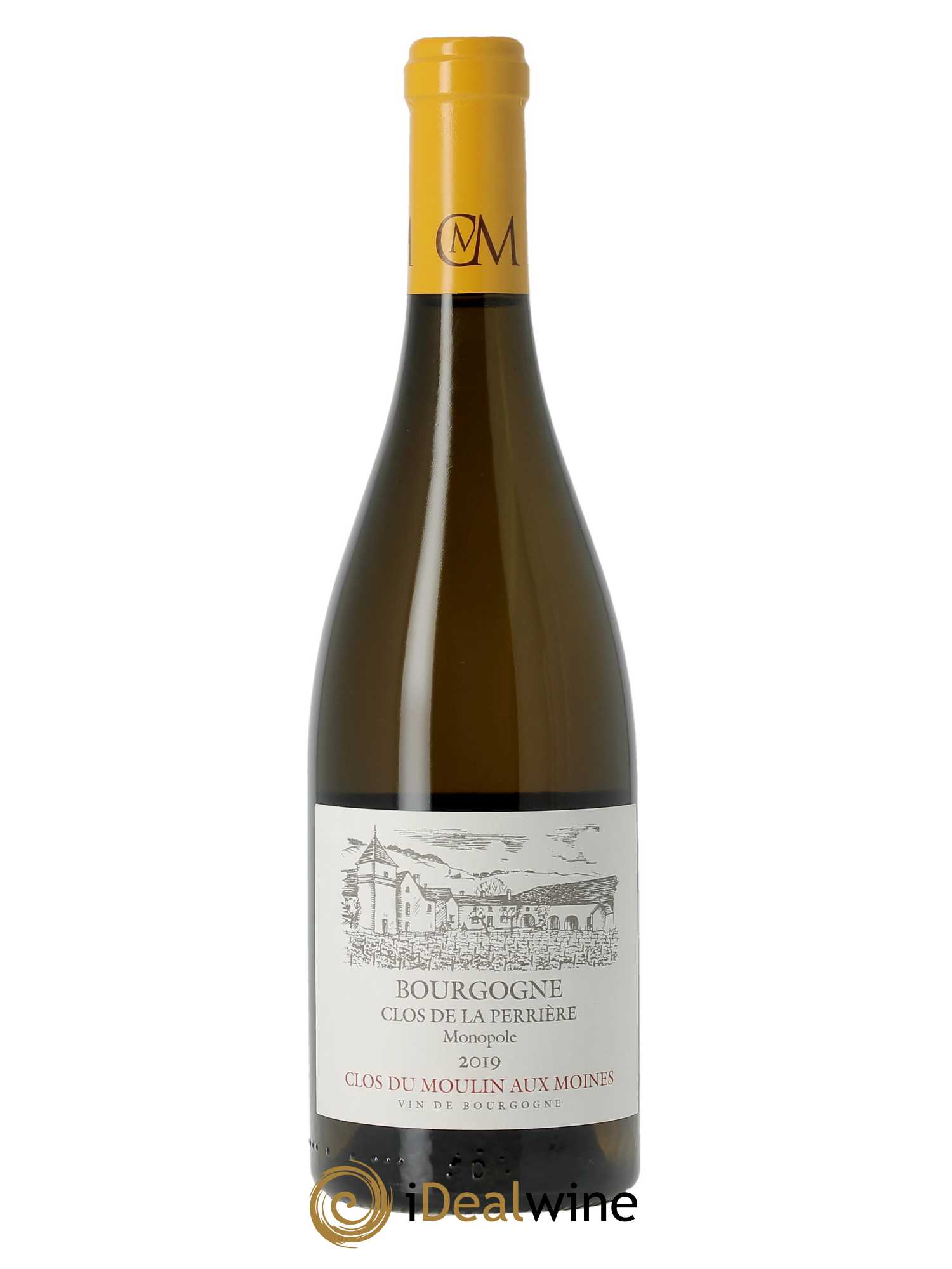 Bourgogne Clos de la Perrière Monopole Clos du Moulin aux Moines  2019 - Lot de 1 Bouteille