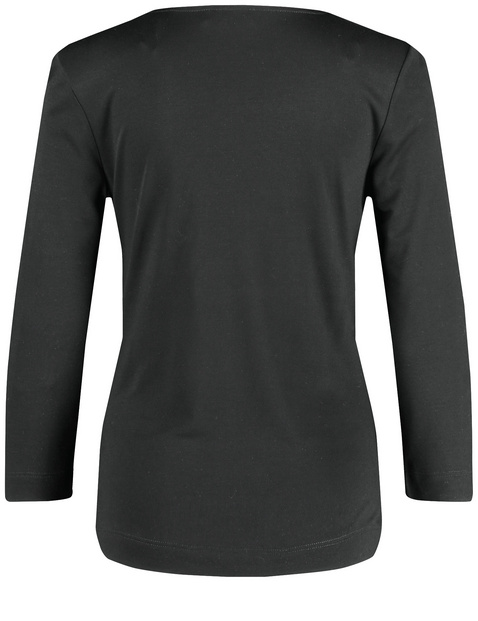 3/4 Arm Shirt mit Wickeloptik