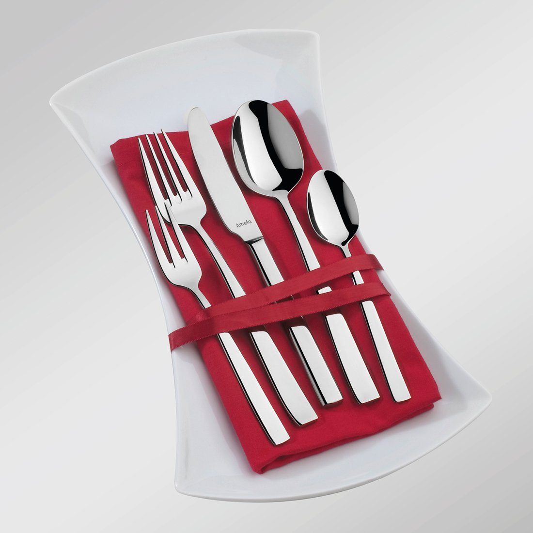 Amefa Besteck-Set FRESH, Edelstahl 18/10, glänzend, für 12 Personen, 60-tlg