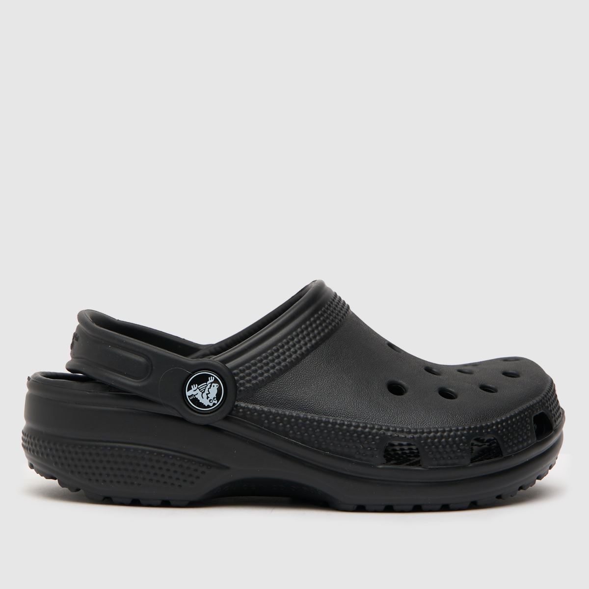 Crocs fekete klasszikus klumpa Junior szandál