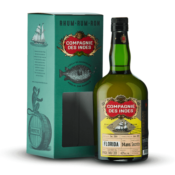 Compagnie des Indes Florida 2004 Single Cask V and B 43%