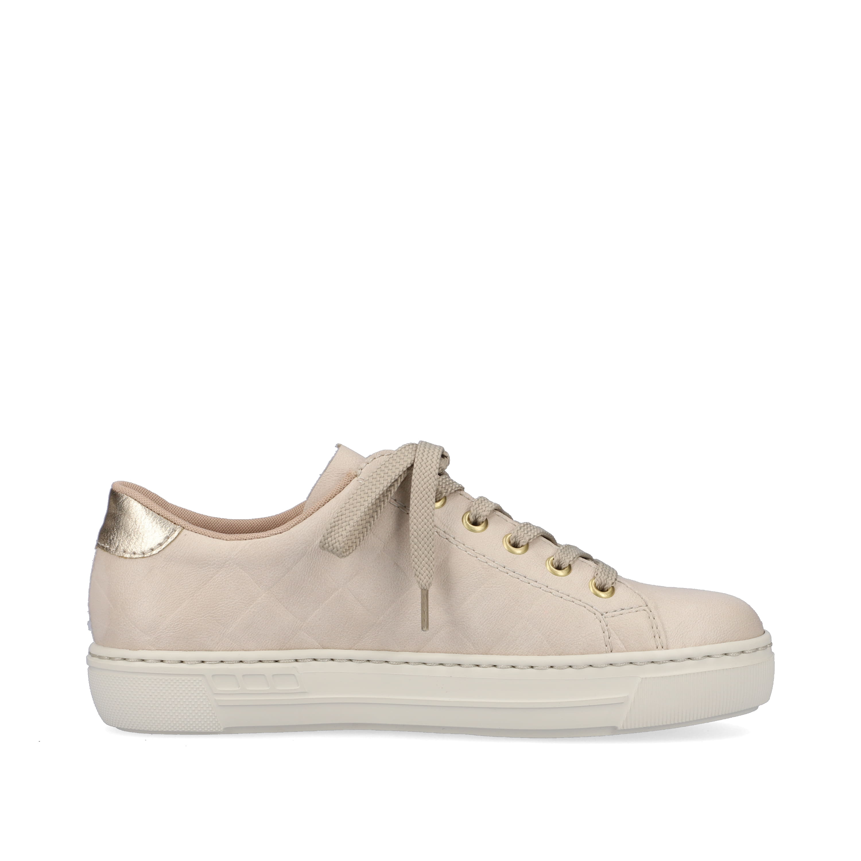 Rieker Damen Sneaker Low hellbeige