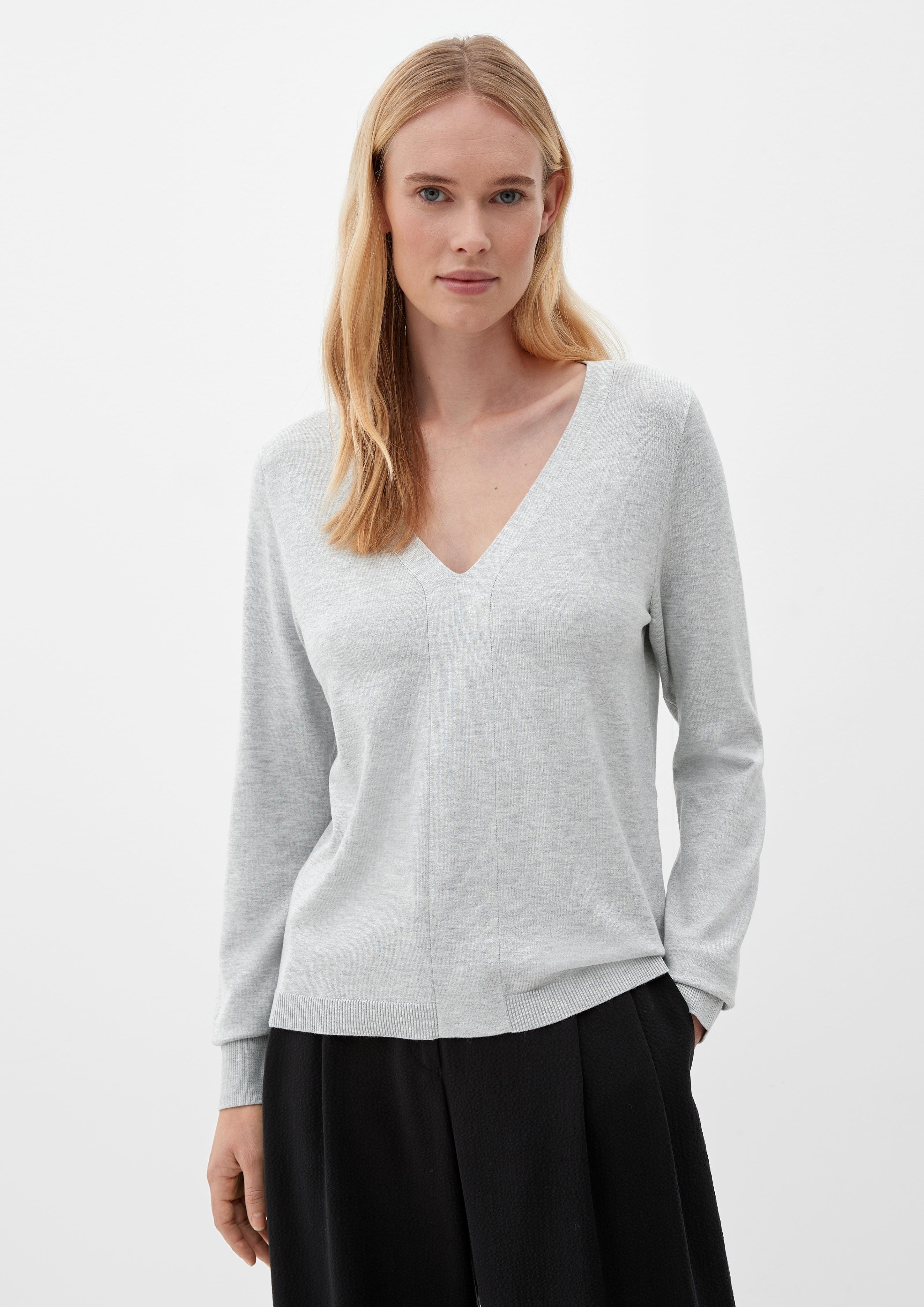 Feinstrickpullover aus Viskosemix  2121649-9103