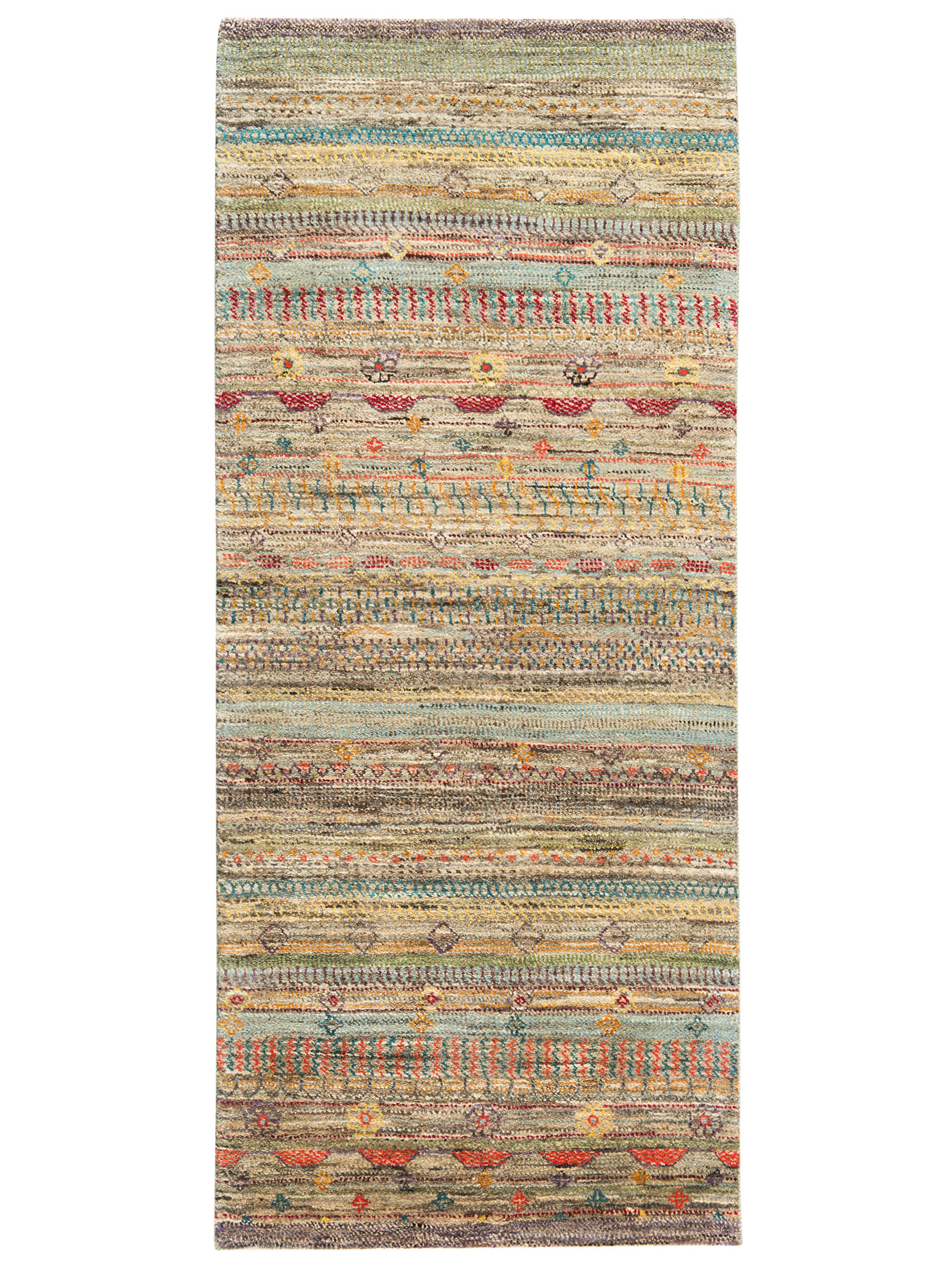 Contemporary Gabbeh ca. 79 x 183 cm, Unikat / Einzelstück