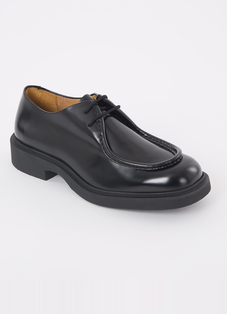 Sandro Derby Schnürschuh aus Kalbsleder mit Lackfinish