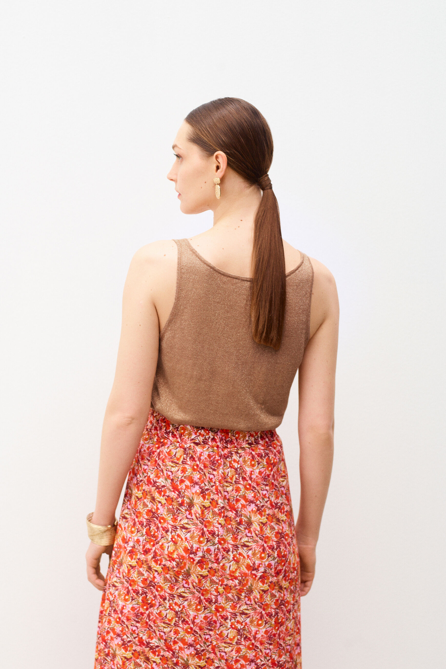 top nolwenn camel femme
