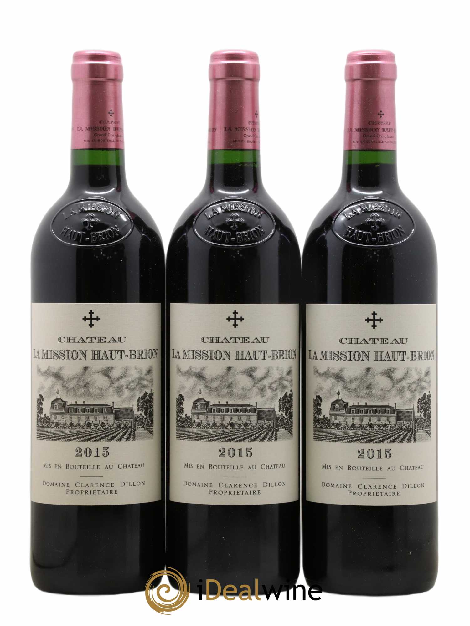 Château La Mission Haut-Brion Cru Classé de Graves  2015 - Lot de 12 Bouteilles