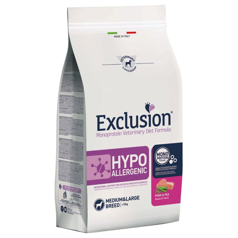 Exclusion Diet Hypoallergenic Medium/Large Adult mit Schwein & Erbsen