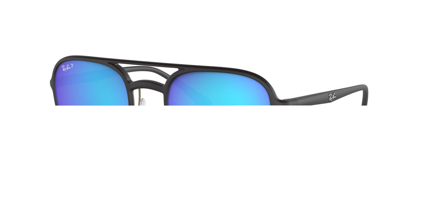 RB4321CH CHROMANCE - Negru mat Albastru