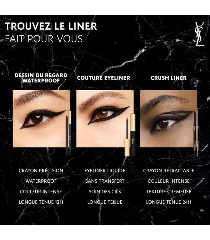 YVES SAINT LAURENT-CRUSHLINER-Crayon Yeux