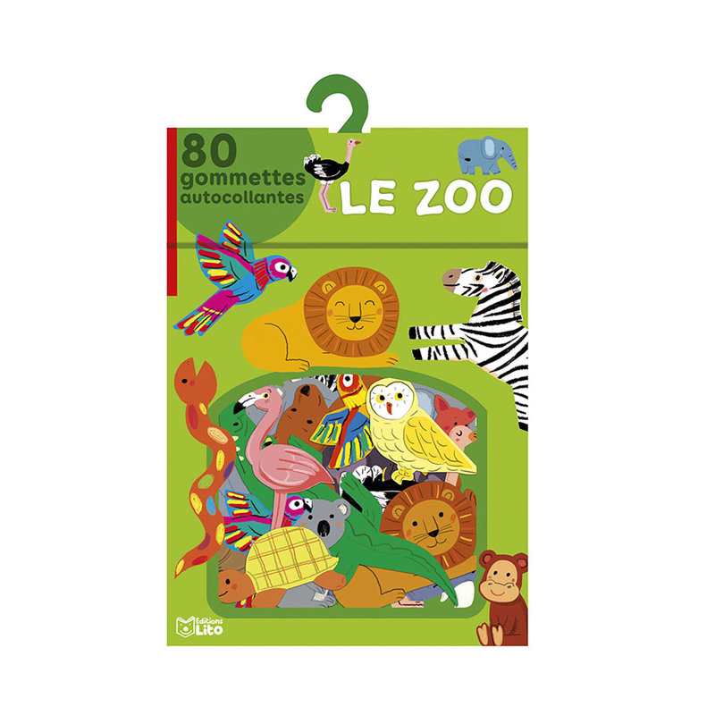 80 gommettes le zoo - Lito