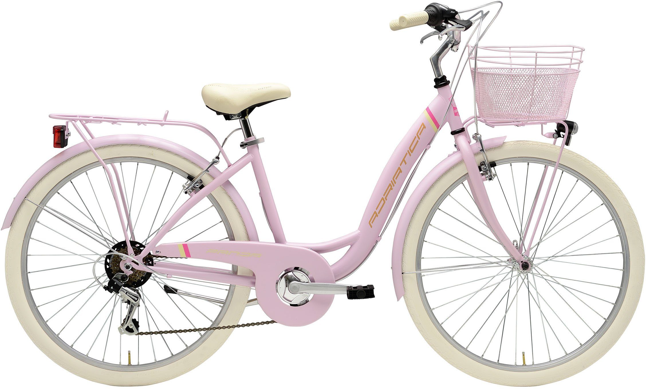 Adriatica Cityrad PANDA, 6 Gang Shimano TY21 Schaltwerk, Kettenschaltung