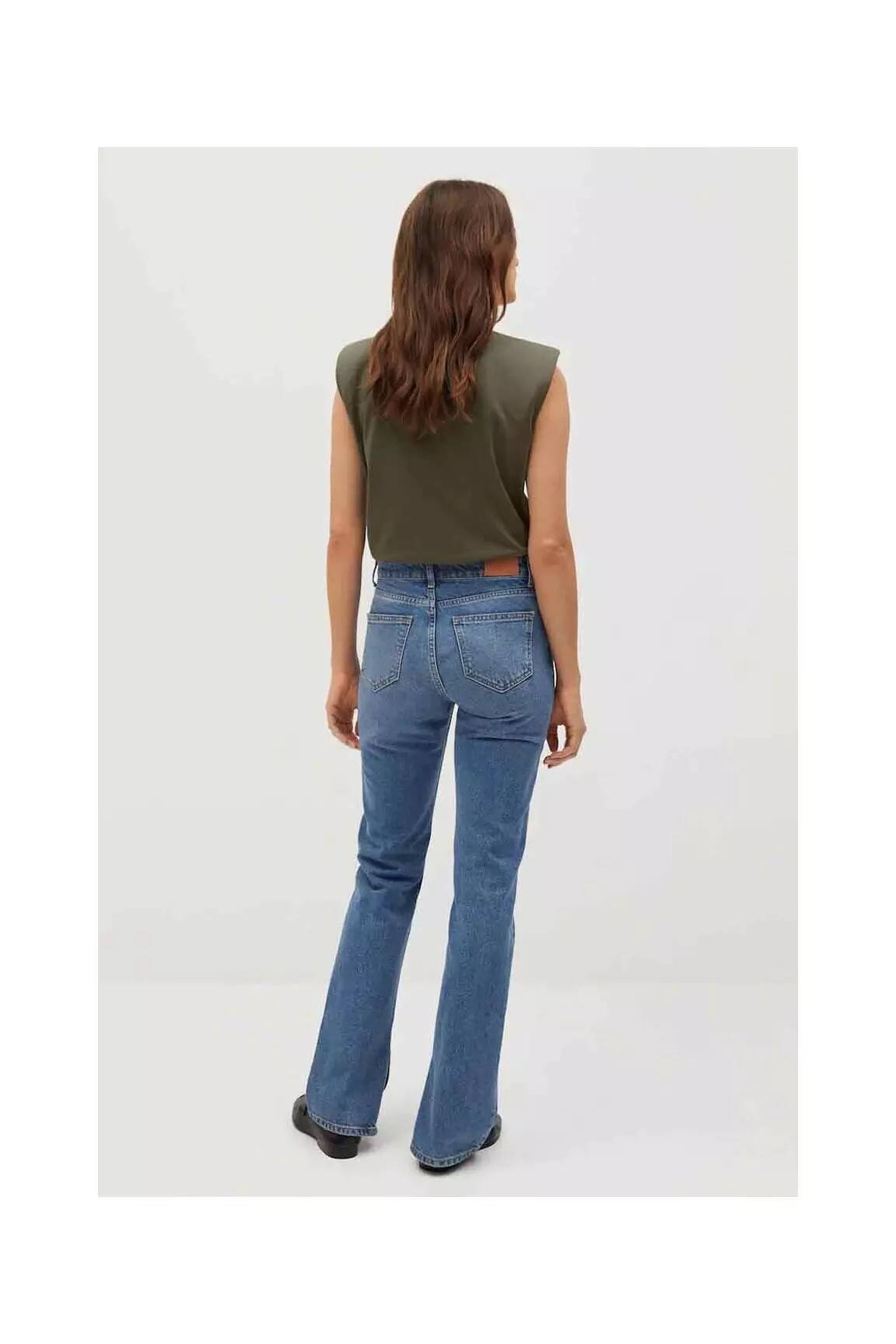 Mango Debardeurs Femme couleur vert