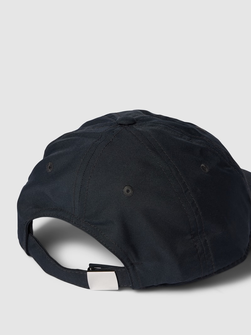 Basecap mit Label-Detail in schwarz