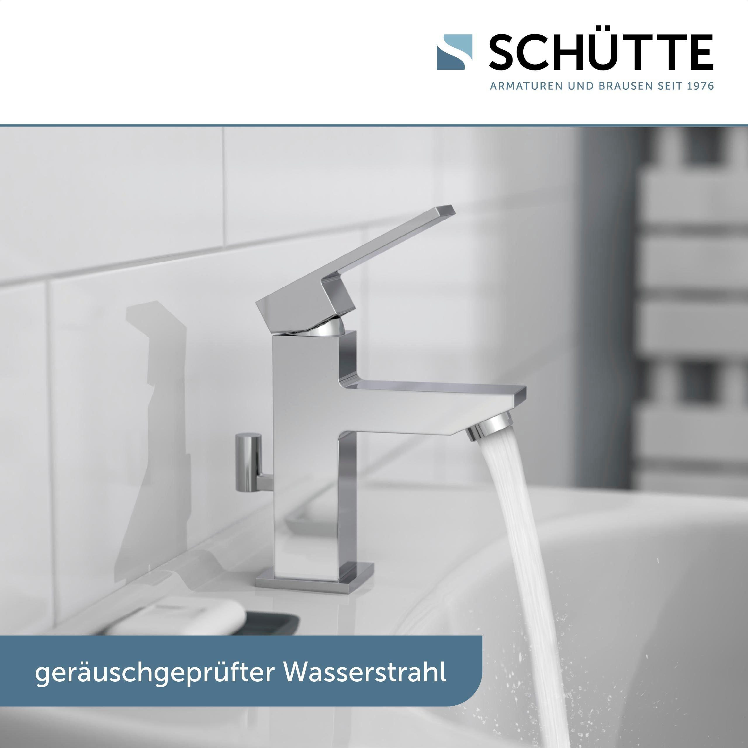 Schütte Waschtischarmatur TOKYO II (1-St) geräuscharme Kartusche, Marken-Mischdüse, inkl. Zugstange
