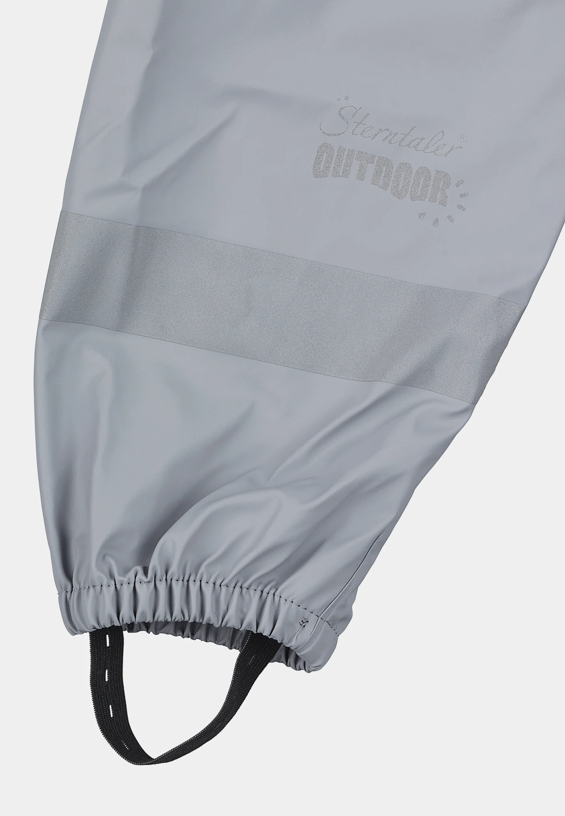 Regenträgerhose ungefüttert mit Reflektoren, uni
