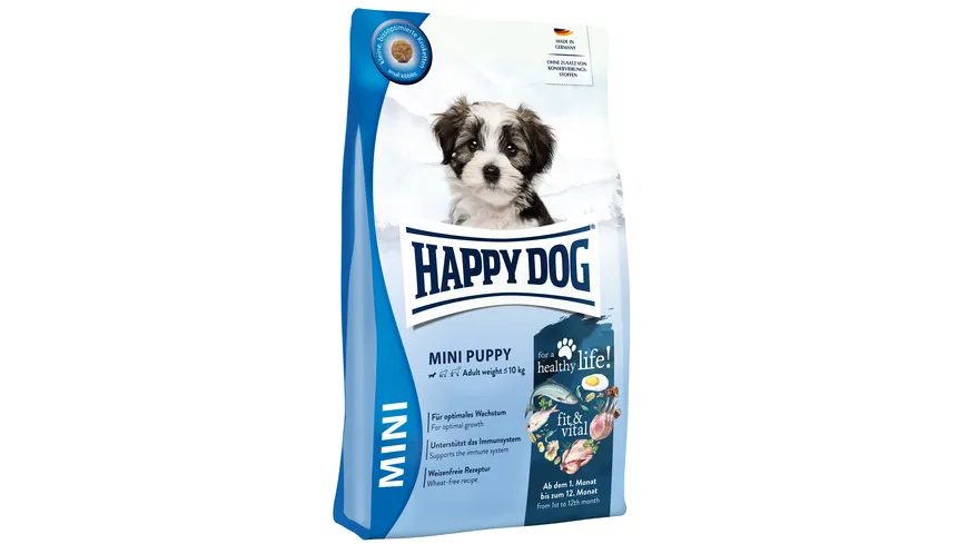 Happy Dog Hundetrockenfutter fit & vital Mini Puppy 300 g