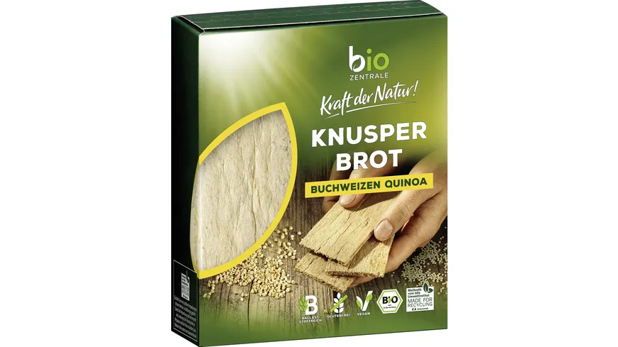 biozentrale Knusperbrot Buchweizen Quinoa 100 g