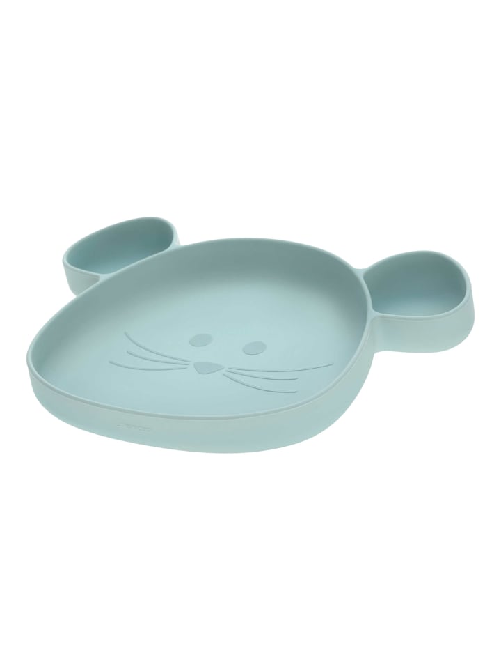 Lässig 3er Set Silikon Geschirrset mit Lätzchen Little Chums in Maus blau günstig kaufen onesize