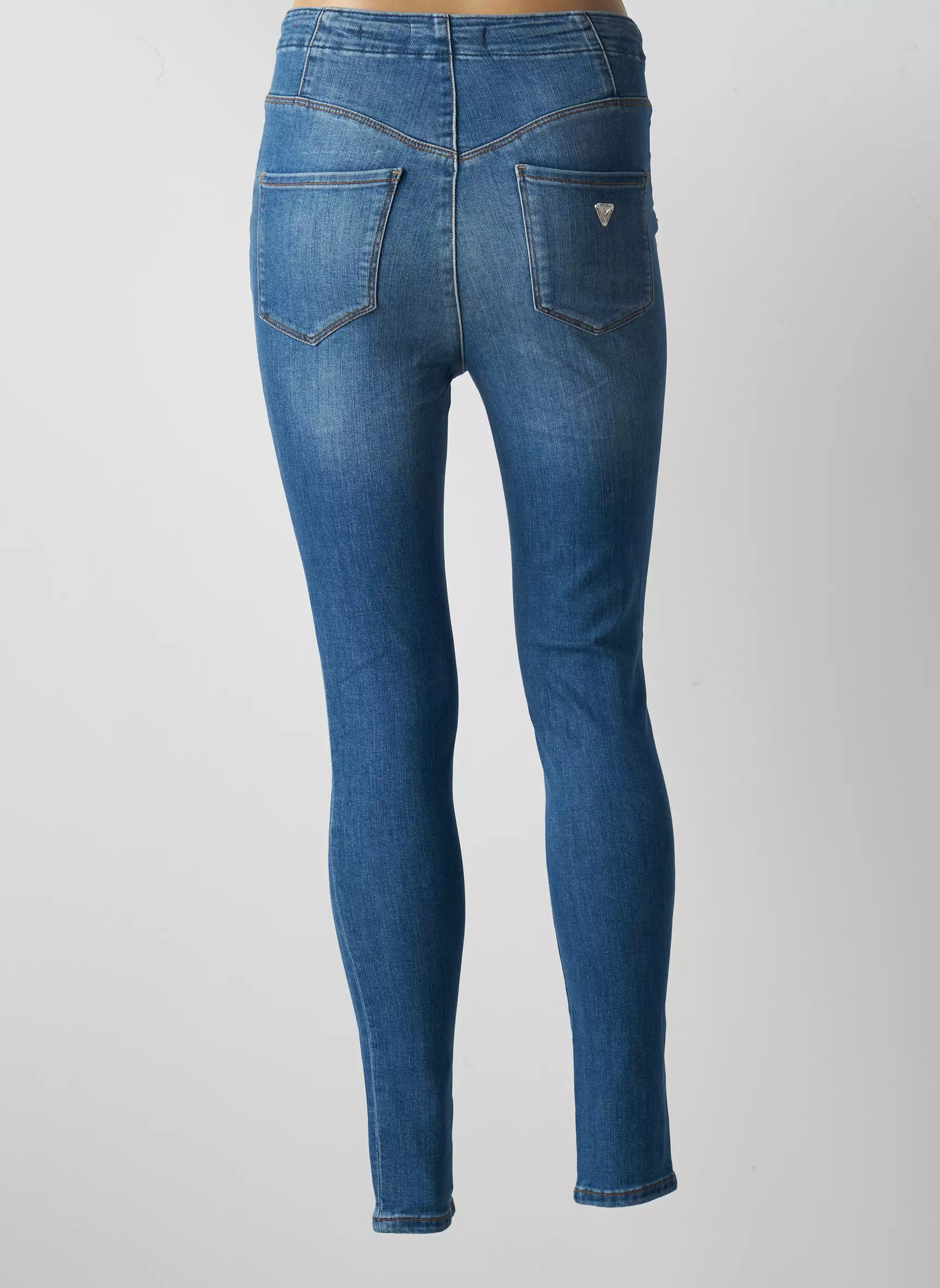 Guess Jeans Skinny Femme couleur bleu