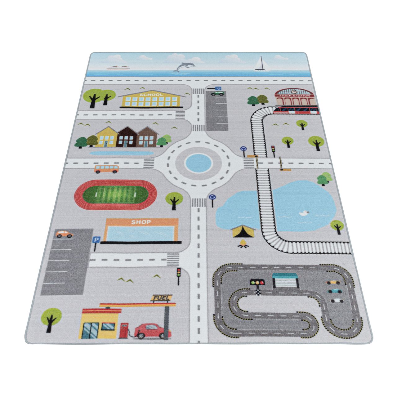Ayyildiz Teppich, PLAY 2902, GREY, 140 x 200 cm