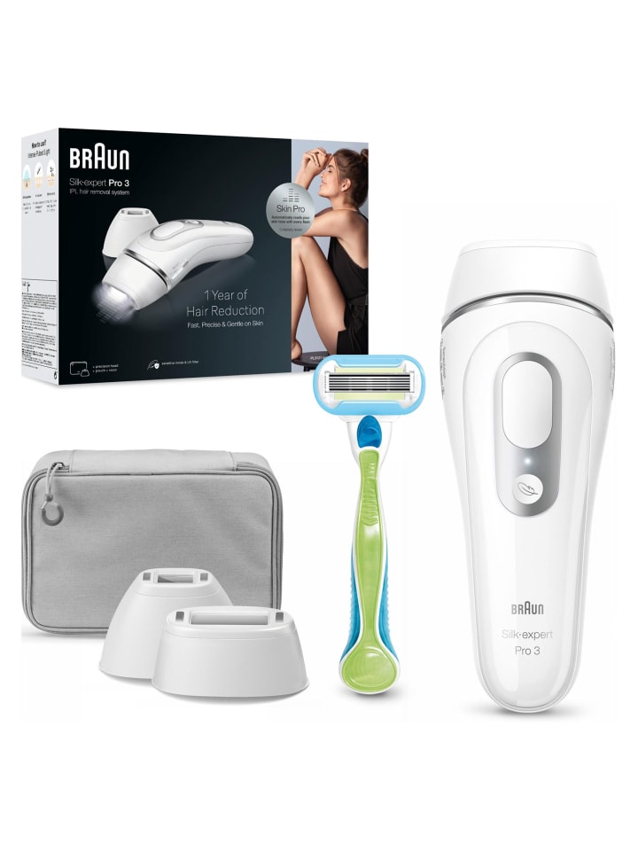 Braun IPL Haarentferner IPL Silk·expert Pro 3 PL3122 in Weiß günstig kaufen onesize
