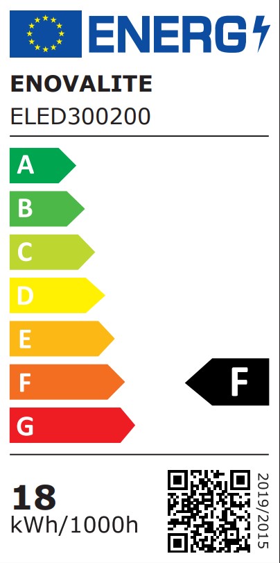 ENOVALITE LED CCT Panel, Ein-/Aufbau, dimmbar, 18W, ø225mm, Lochdurchm. variabel