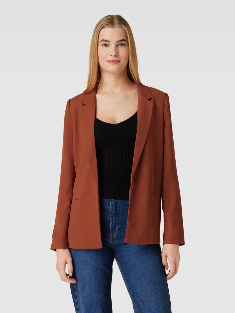 Blazer mit offener Vorderseite Modell 'Shirley' in terrakotta
