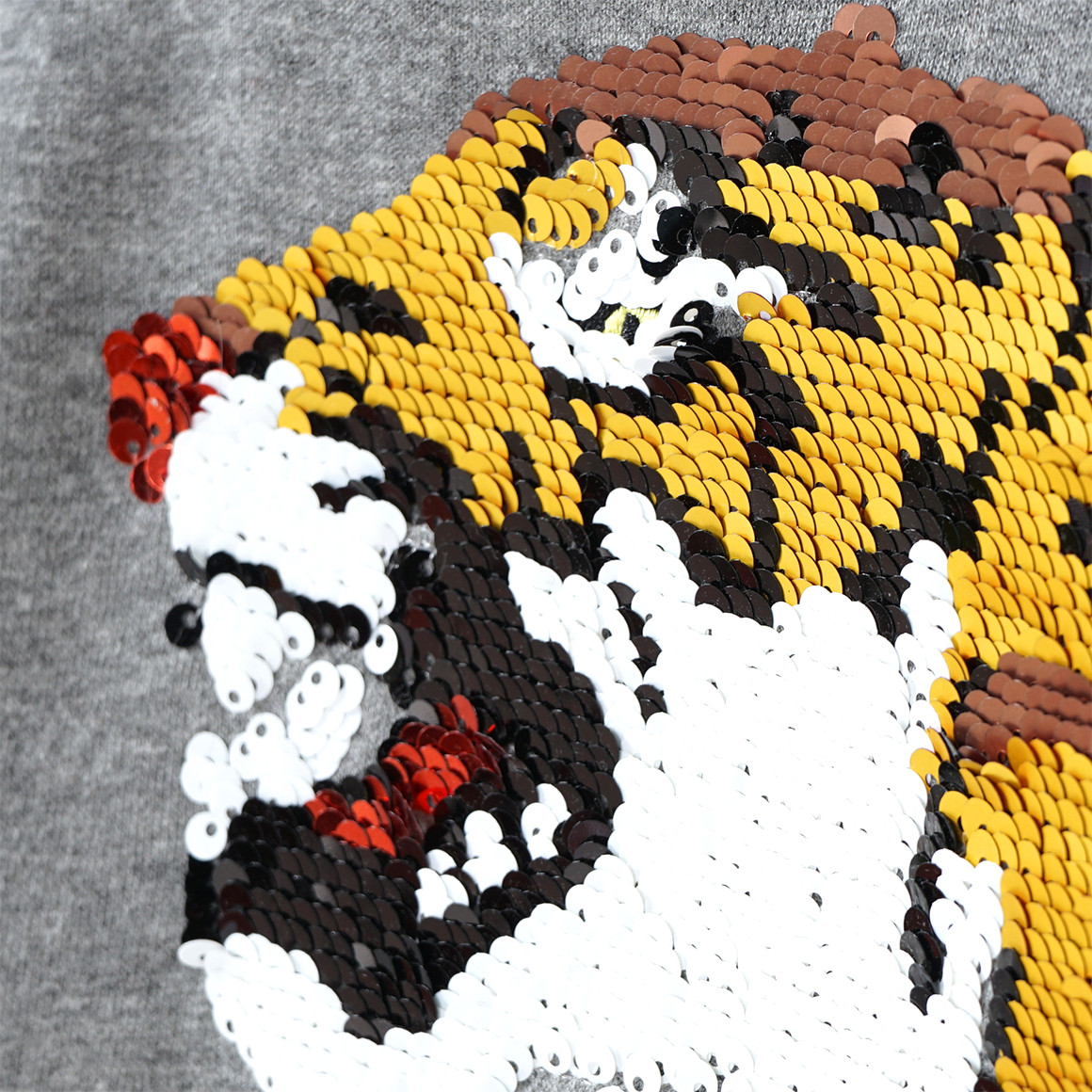 Jungen Sweatshirt mit Wendepailletten