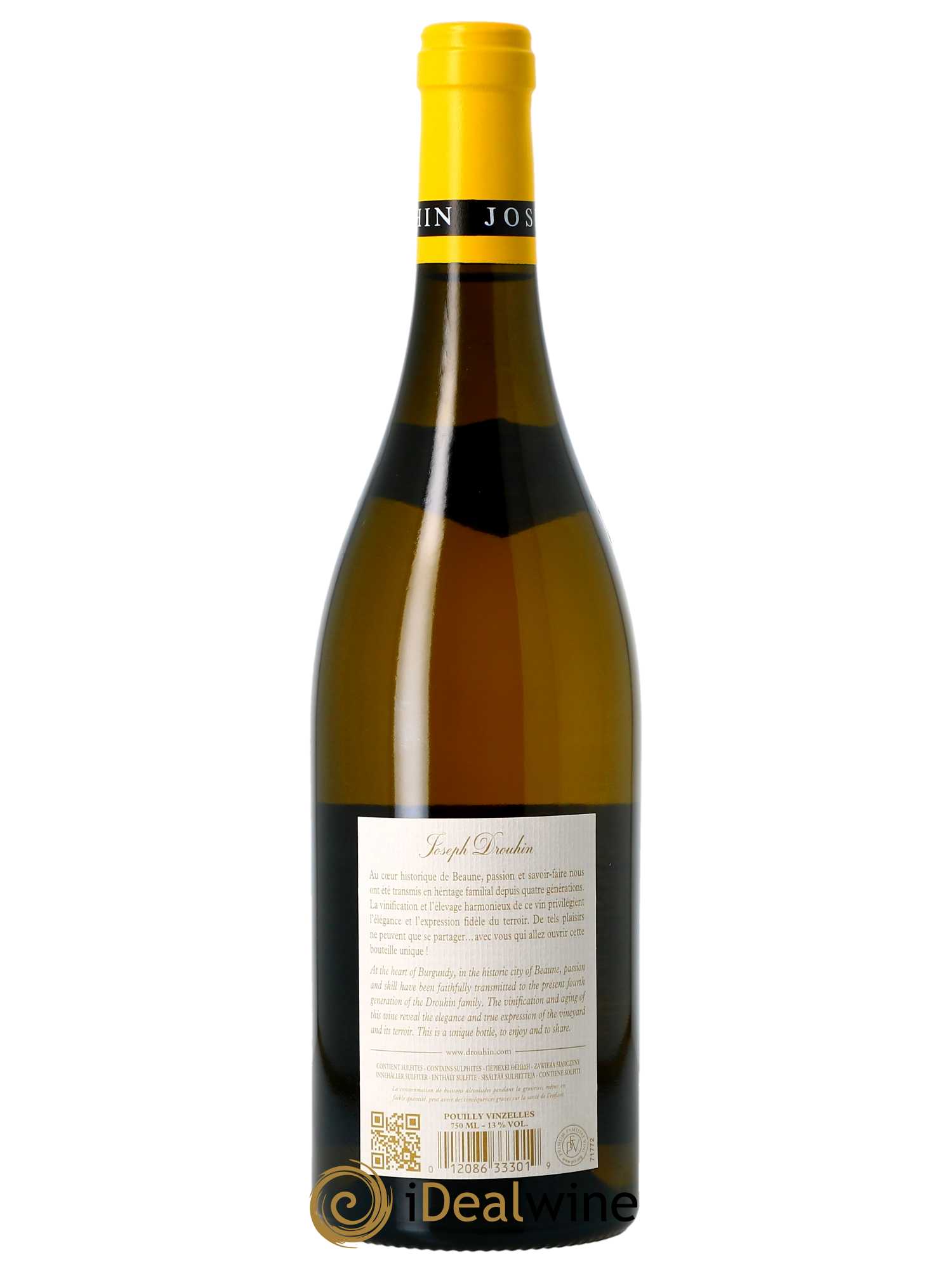 Pouilly-Vinzelles Joseph Drouhin  2021 - Lot de 1 Bouteille