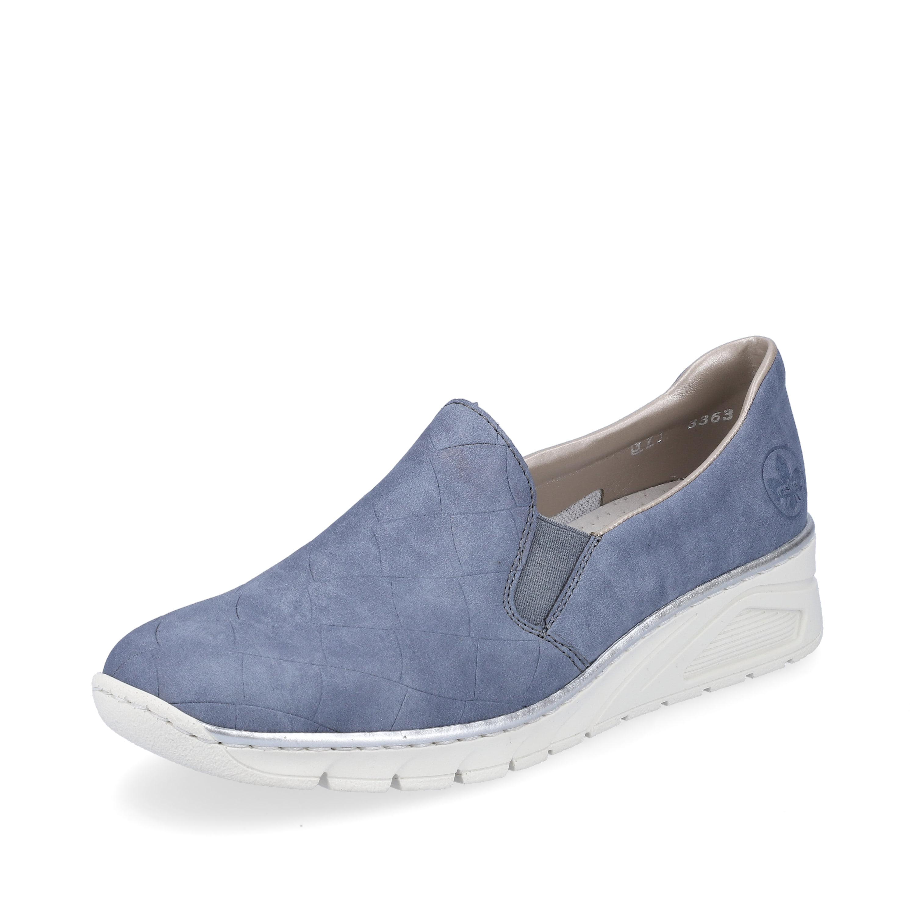 Rieker Damen Slipper schieferblau