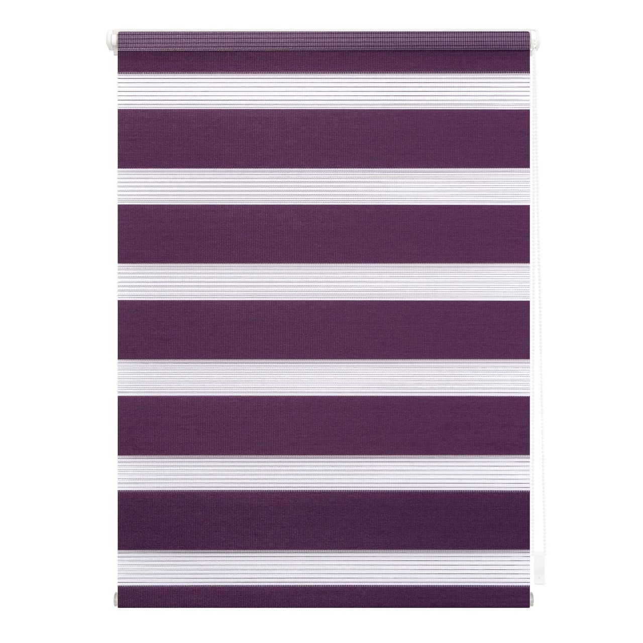 Lichtblick Duo-Rollo Klemmfix, ohne Bohren - Brombeer, 110 cm x 150 cm (B x L)