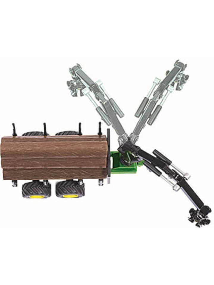 SIKU  Spielzeugfahrzeug Traktor mit Forstanhänger 1:50 - ab 3 Jahre günstig kaufen onesize
