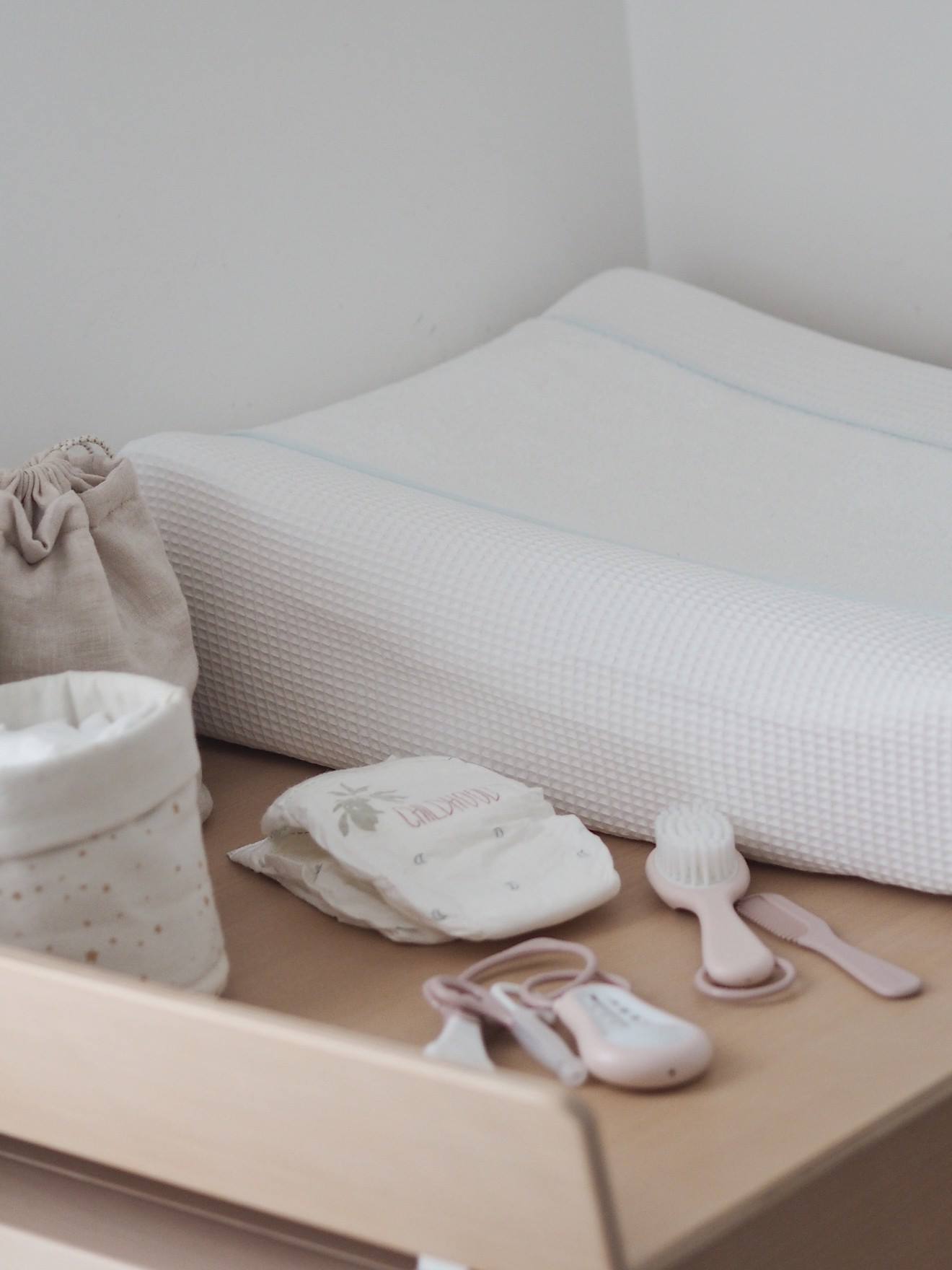 Drap-housse pour matelas à langer BEABA Sofalange light mist