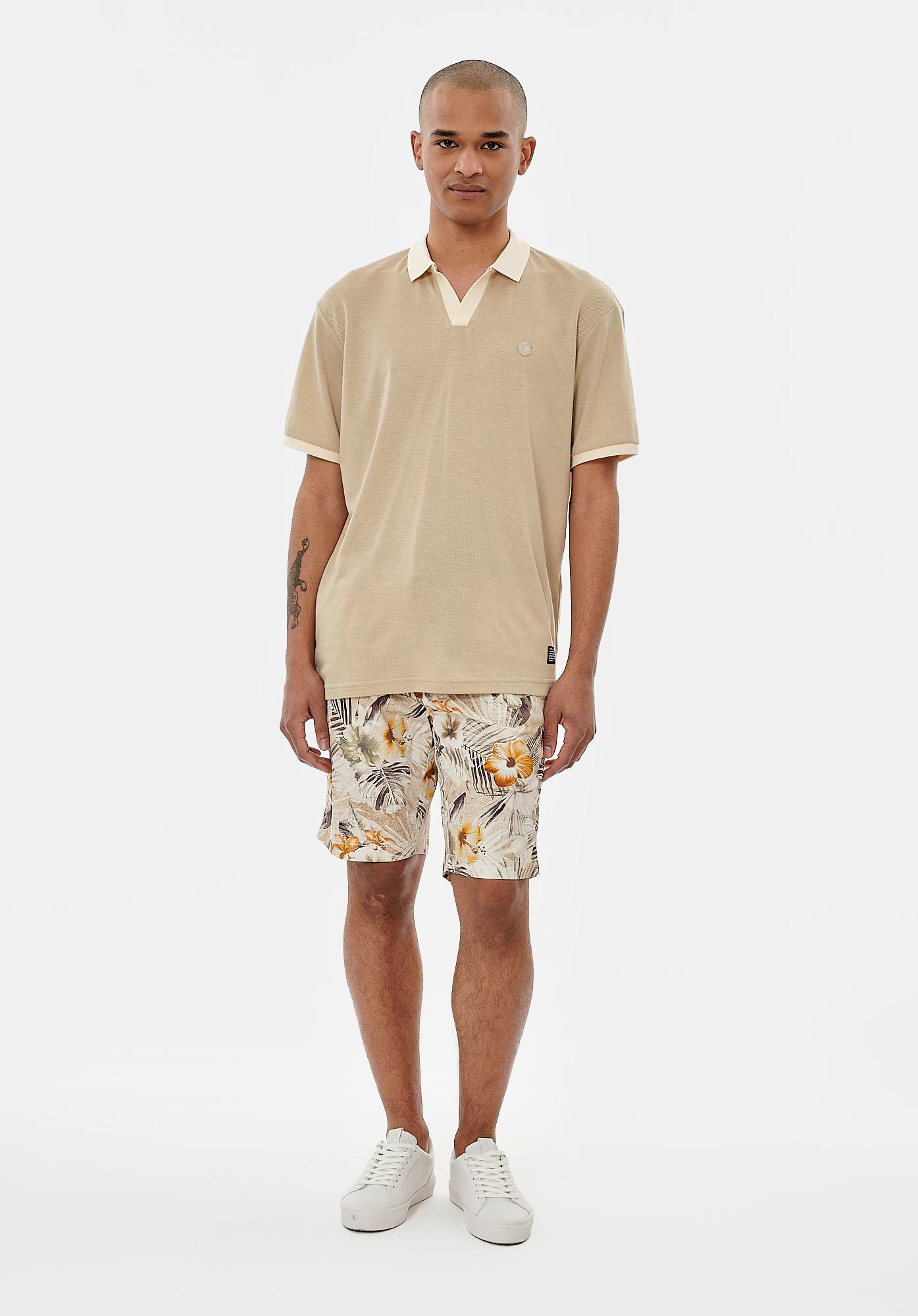SHRI   Polo beige Homme