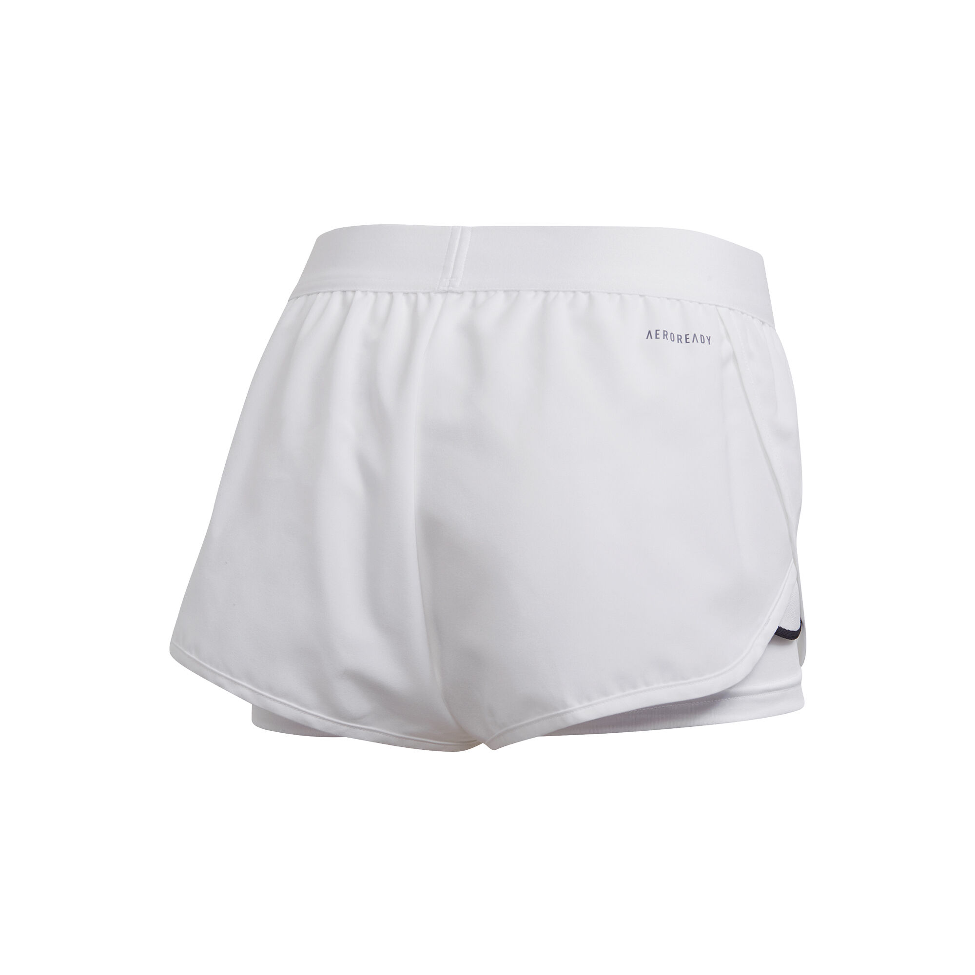 Club Shorts Damen - Weiß, Silber