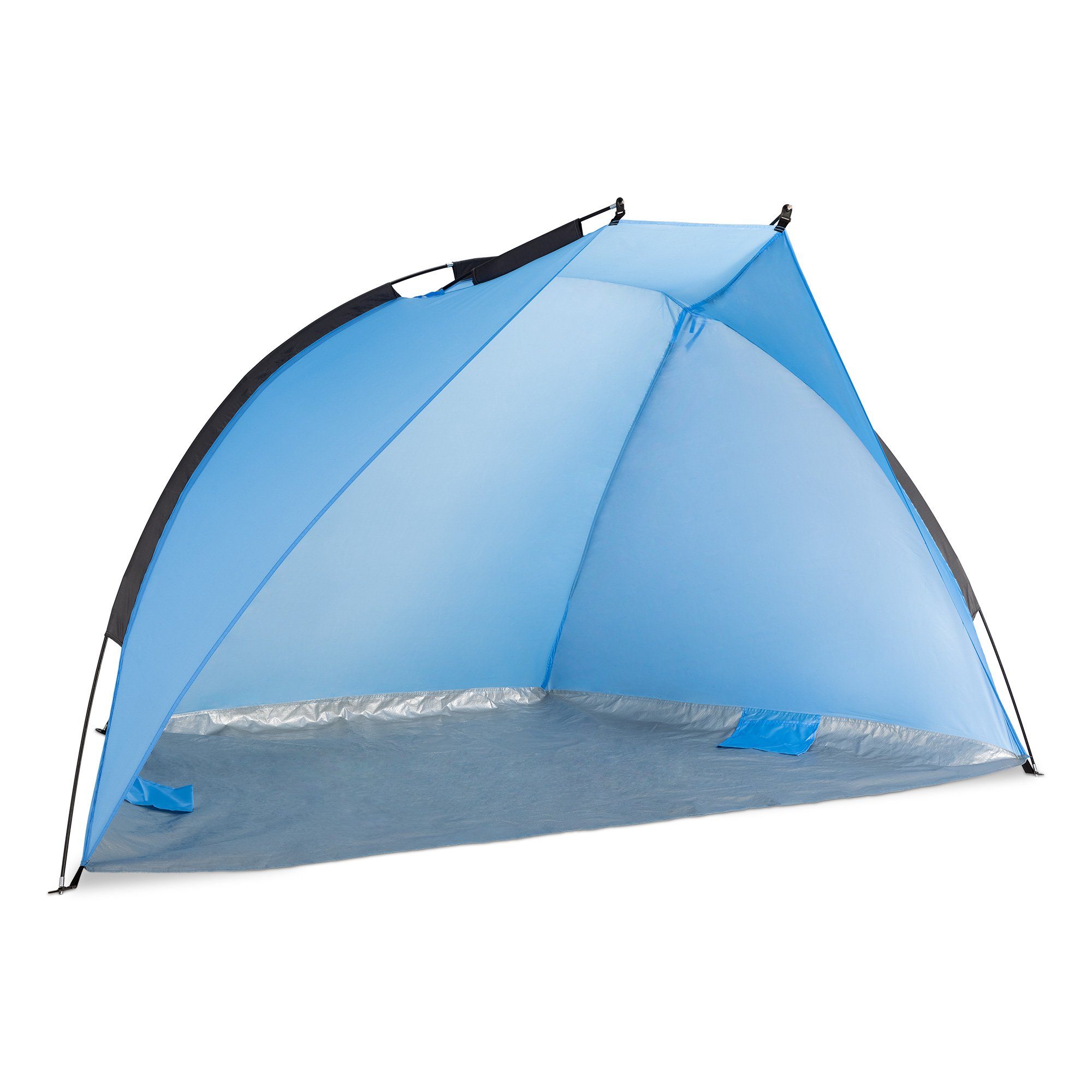 Navaris Strandmuschel Strandmuschel - 240x120x120cm - Sonnenmuschel Windschutz
