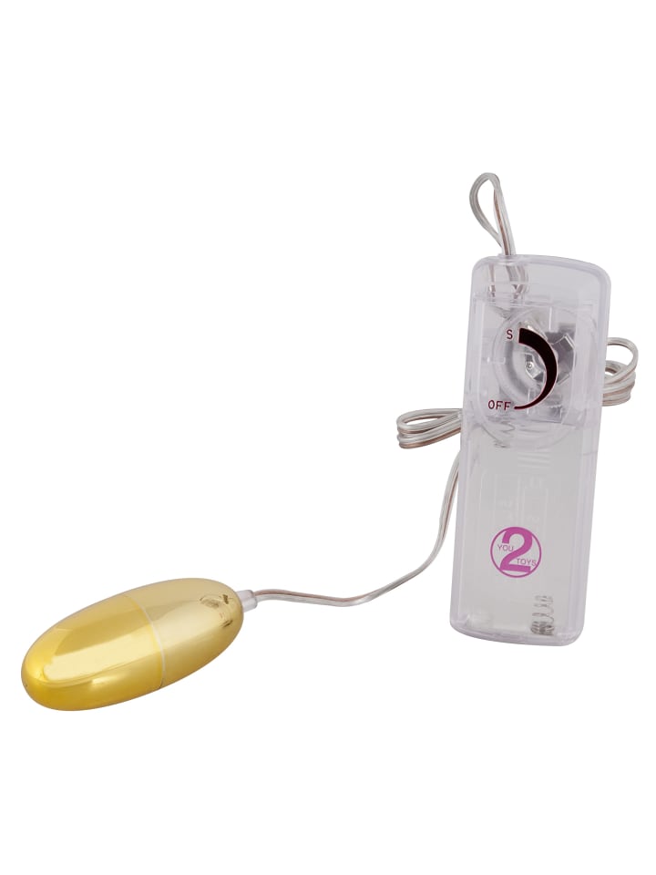 You2Toys Vibro-Ei Golden Star in gold günstig kaufen 6 cm