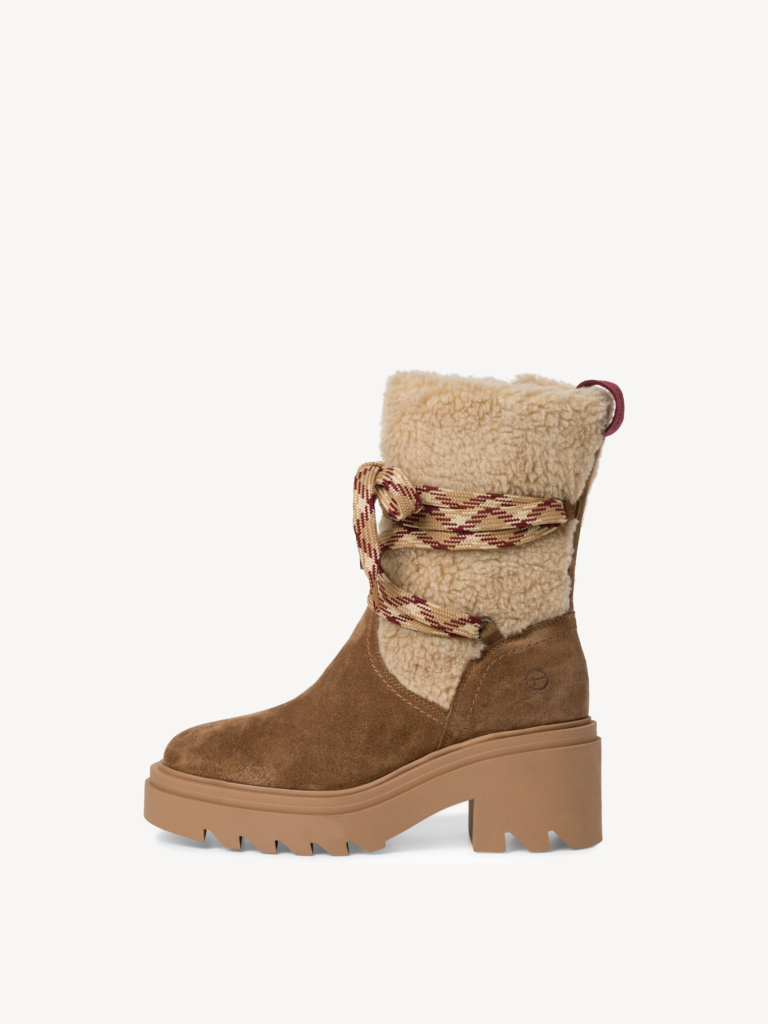 Bottine en cuir - marron doublure chaude