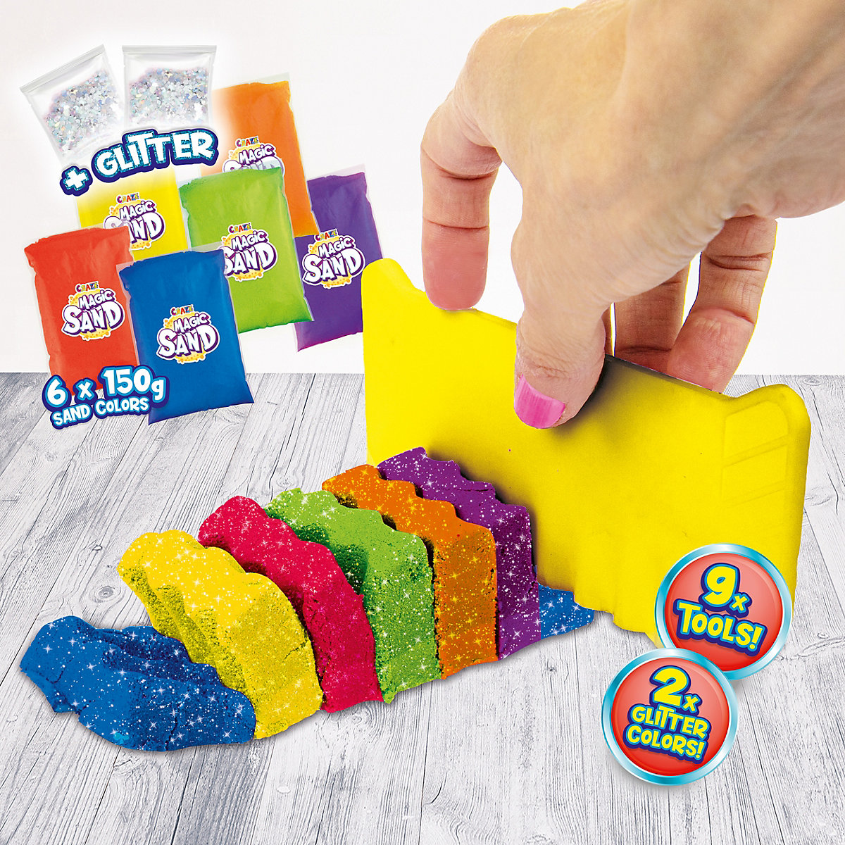 CRAZE MAGIC SAND - Sandamazing- Rainbow Studio
