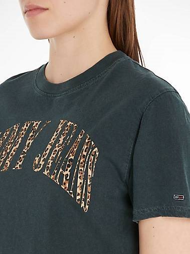 TOMMY-JEANS Damen T-Shirt TJW CLS LEO