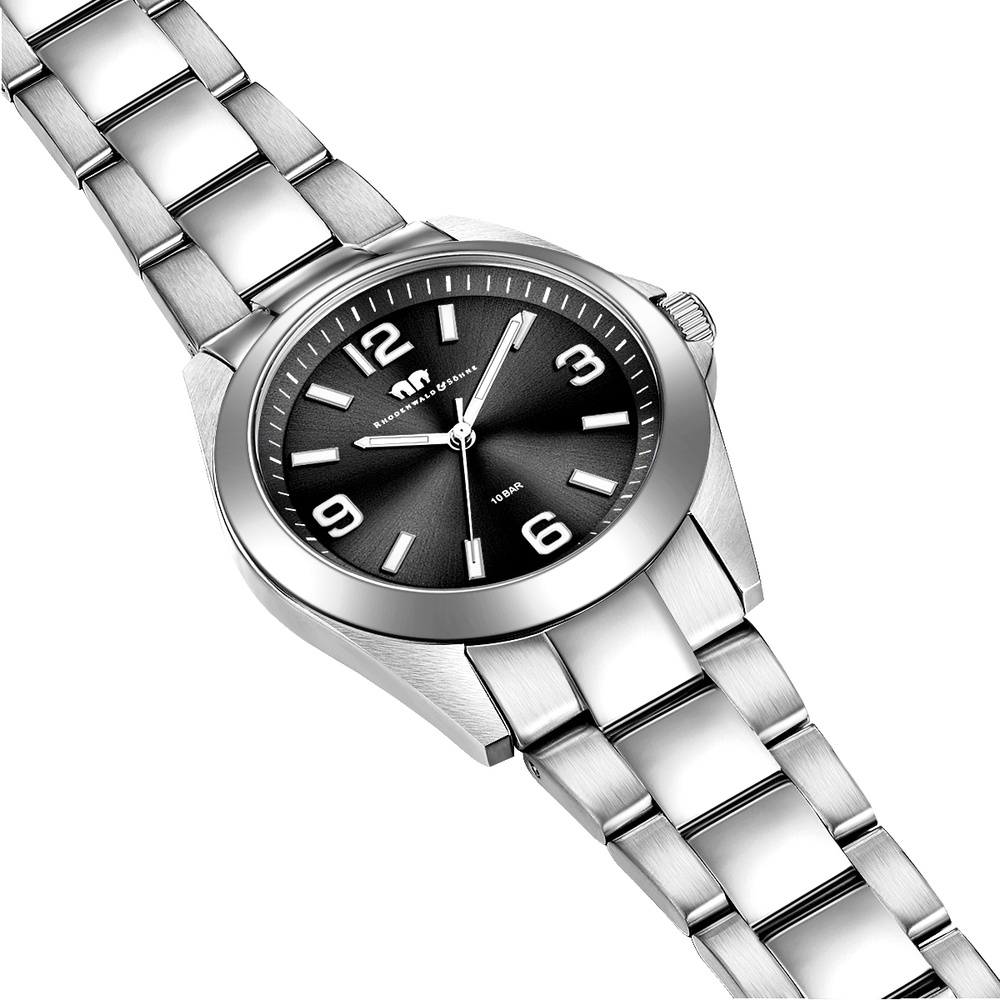 Rhodenwald & Söhne Montre à quartz Majestia en Argent Acier inoxydable en Argent Montre